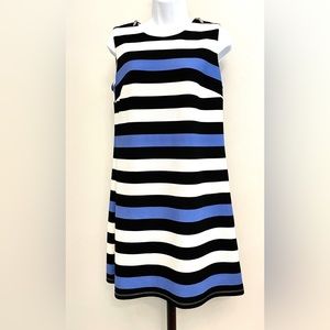 AB Studio Stripped Embellished Dress Size 8